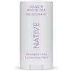 Native Deodorant | Natural Deodorant Seasonal Scents for Women and Men, Aluminum Free with Baking Soda, Probiotics, Coconut Oil and Shea Butter | Lilac & White Tea