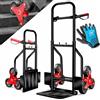 MASKO® Carrello portapacchi per scale, carrello portasacchi 200 kg, carrello salitore da trasporto, carrello montascale, carrello montacarichi, Rosso