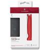 Victorinox Swiss Classic Coltello da picnic pieghevole e tagliere, per frutta, verdura, panini, lama seghettata, extra affilato, Rosso