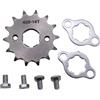 Trkimal Pignone Catena Anteriore Per 50cc 70cc 90cc 110cc 125cc Dirt Pit Bike Mini Bike TaoTao Roketa Coolster Sunl Lifan Loncin ATV Quad 4 ruote ciclomotori(428-14T, 20MM)