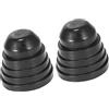 A ABSOPRO Auto Gomma Faro Polvere Copertura Cappucci Nero Set 2 | Dimensioni: 50mm, 55mm, 60mm, 65mm. Protezione Da Polvere E Umidità. Per HID E LED Aftermarket.