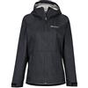 Marmot Wm's Precip Eco plus Jacket Giacca Antipioggia Rigida, Impermeabile Leggero, Antivento, Impermeabile, Traspirante, Donna, Black, XS