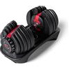 Bowflex 8000864 SelectTech 552 Manubrio Regolabile, Nero Rosso, 2-24 kg