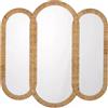 Bloomingville Specchio da Parete Cardiz - Rattan