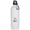 Borraccia da 750 ml in acciaio inox riciclato RCS con moschettone Oregon personalizzate o neutre