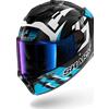 Shark CASCO INTEGRALE SPARTAN GT PRO CARBON ZARCO TRACK RACER CARBON WHITE BLUE | SHARK HELMETS