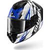 Shark CASCO INTEGRALE SPARTAN RS HIBOLT BLACK BLUE CHROM | SHARK HELMETS