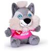 Trudi Trudino Lupo Wolfie Peluche con Maglietta e Cartellino | 9x16x17cm taglia XS | Mascotte Giro d'Italia 2025 | modello 69284