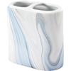 Avanti Linens Accessori Bagno Essentials, Portaspazzolino Blu