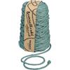 Halbach Cordoncino di cotone riciclato, larghezza 5 mm, lunghezza 80 metri, filato di cotone sostenibile per macramè o fai da te, colore: verde salvia
