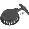 QUARKZMAN Avviamento a Strappo Minimoto per Mini Moto Alluminio con Viti per 47CC 49CC 50CC Minicross ATV Pocket Dirt Bike Bicicletta Ciclomotore e Scooter Minimoto Quad Motori Go Kart 104mm