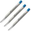 Graf von Faber-Castell Faber-Castell - Confezione da 3 ricariche per sfera media, colore: Blu