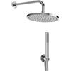 Ideal Standard - Idealrain, Kit doccia tondo 5 pezzi, Set accessori doccia per bagno, Cromato