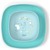 Chicco Set Ciotola e Piatto Piano Chicco Azzurro 12m+