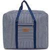 Vankra Borsa da viaggio impermeabile spessa in tessuto Oxford 600D, organizer da viaggio per coperte, piumone, cuscini, vestiti e trasferimenti (blu, S)