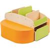 NOWA SZKOLA Libreria Nova Unit con Cassettoni e Pouff - Scuola dell'Infanzia