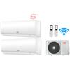 Riello Climatizzatore RIELLO condizionatore AARIA PLUS I inverter dual split 9000+12000 esterna 250 PI R32 Wifi Integrato A++ Nuovo modello 9+12