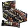 NET INTEGRATORI 2BAR Protein Bar Crunchy 2 barrette da 30g confezione 12 pezzi DOPPIO CIOCCOLATO