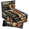 NET INTEGRATORI 2BAR Protein Bar Crunchy 2 barrette da 30g confezione 12 pezzi BURRO D'ARACHIDI