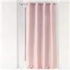 Douceur d'Intérieur, tenda con occhielli, 140 x 260 cm, in poliestere stampato metallizzato, colore: rosa/oro
