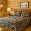 Northwest Realtree Xtra Green Camo - Set di 4 lenzuola per letto queen size, colore: Verde