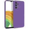 MyGadget Cover per Samsung Galaxy A33 5G - Custodia in Silicone Morbido a Doppio Strato - Case con Protezione Fotocamera & Fodera Interna Antigraffio - Lilla