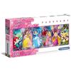 Puzzle Disney Princess Panorama 1000 Pezzi Clementoni Principesse