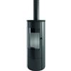 MCZ Stufa a Legna Rotonda MCZ RAYHA STEEL In Metallo Black Da 8 Kw