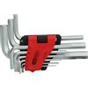 KS Tools 151.3212 Serie di chiavi maschio esagonali piegate in supporto a clip,9pz.1,5-10mm