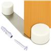 Brinox 84D18 fermaporte, con supporto, Colore Bianco, 32 x 10