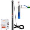 VEVOR Pompa Sommergibile per Pozzi Profondi, IP68 1500 W 230 V 60 Hz, Massima Portata 9,8 m³/h Prevalenza 108 m, Cavo 19,4 m Scatola Controllo, Acciaio Inox per Irrigazione Industriale Uso Domestico