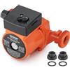VEVOR Pompa di Circolazione per Acqua Calda Pompa di Ricircolo in Ghisa 220V 92W, Portata Massima 60 L/min, Prevalenza Massima 6 m, Attacco Filettato 3,8 cm, Intervallo di Temperatura da 2°C a 110°C, Tre Portate Regolabili Bassa Rumorosità