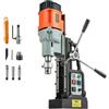VEVOR Trapano Magnetico 1550 W, Diametro di Foratura 60 mm, Potenza 13000 N Corsa max. 200 mm con Cono Morse Velocità Regolabile, Trapano a Colonna per Superfici Metalliche, Fai-da-te