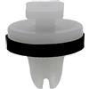 Restagraf - Attacchi per Porta Anteriore e Posteriore - Compatibile con CITROËN C3 AIRCROSS, Opel Crossland X, Mokka II - RIF. 130136 - Confezione da 15, Colore: Bianco/Nero
