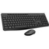 Vultech Tastiera Vultech con mouse Nero [KM-841W]