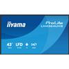 Iiyama Monitor Digital Signage LCD 43'' iiyama ProLite LH4364UHS-B1AG 4K Ultra HD 3840x2160p/6.5ms/Classe G/Nero [LH4364UHS-B1AG]