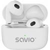 SAVIO Auricolari Savio TWS-01 Pro Wireless/Bluetooth Bianco [TWS-01PRO]
