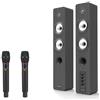 Empire Kit altoparlanti Empire Media audio Pro con due radio microfoni 80W Nero 4pz [AV.PROEDGE2M]