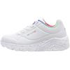 Skechers Uno Lite Rainbow Speckle, Sneakers Bambine e ragazze, Bianco Pu Multi Rainbow Trim, 36 EU