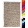 MSV Tappetino da bagno Tappetino da doccia „ciniglia" a pelo lungo morbida microfibra antiscivolo 60x90 cm tortora