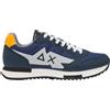 SUN68 Scarpe da Uomo Niki in nylon e microfibra Z44121 NAVY BLUE