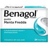 Benagol Pastiglie Antisettico Bocca e Gola Gusto Menta Fredda 24 Pastiglie