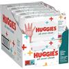 Huggies Everyday, Salviette neonato, 560 Salviette umidificate con 99% acqua pura e 65% fibre assorbenti naturali, 10 Confezioni da 56 Salviette
