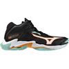 Mizuno Wave Lightning Z8 Mid Black/Tangelo/IceGreen