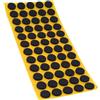 Adsamm® / 60 x antiscivolo autoadesivi/neri/Ø 14 mm/tondi/piedini adesivi antisdrucciolo in gomma espansa EPDM/cuscinetti protettivi per arredi Adsamm® Quality
