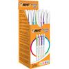 Bic Penna a sfera con cappuccio BIC Cristal UP M 1,2 mm assortiti scatola da 20 - 950446