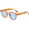 LHSDMOAT Occhiali da sole sportivi vintage anni '70 rotondi UV400 in stile Depp per uomo e donna, occhiali da sole colorati per la guida e i viaggi