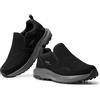 FitVille Scarpe Uomo Senza Lacci Pianta Larga Loafer e Mocassini Scarpe da Camminata Escursionismo Trekking Antiscivolo Casual Slip-on Sneakers Marrone 42 EU Larga