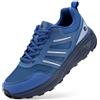 FitVille Scarpe Trail Running Uomo Pianta Larga Sneakers Leggere Camminata Antiscivolo Scarpe da Trekking all'aperto Onde di Grafite 42 EU Larga