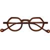 DIDINSKY Occhiali da Lettura Anti Bluelight Anti Luce Blue per Uomo e Donne. Montatura in Acetato e Cristalli Antiriflesso. Coffee +1.0 - DIGRECCO